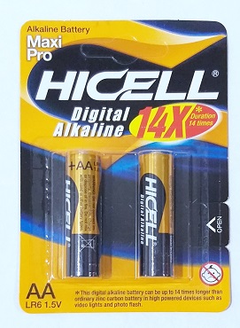 Батарейка пальчиковая Digital Alkoline14X Maxi proHICELL AA LR6 1,5V    2/96