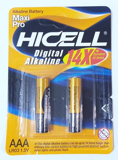 Батарейка мизинчиковая Digital Alkoline14X Maxi proHICELL AAA LR03 1,5V